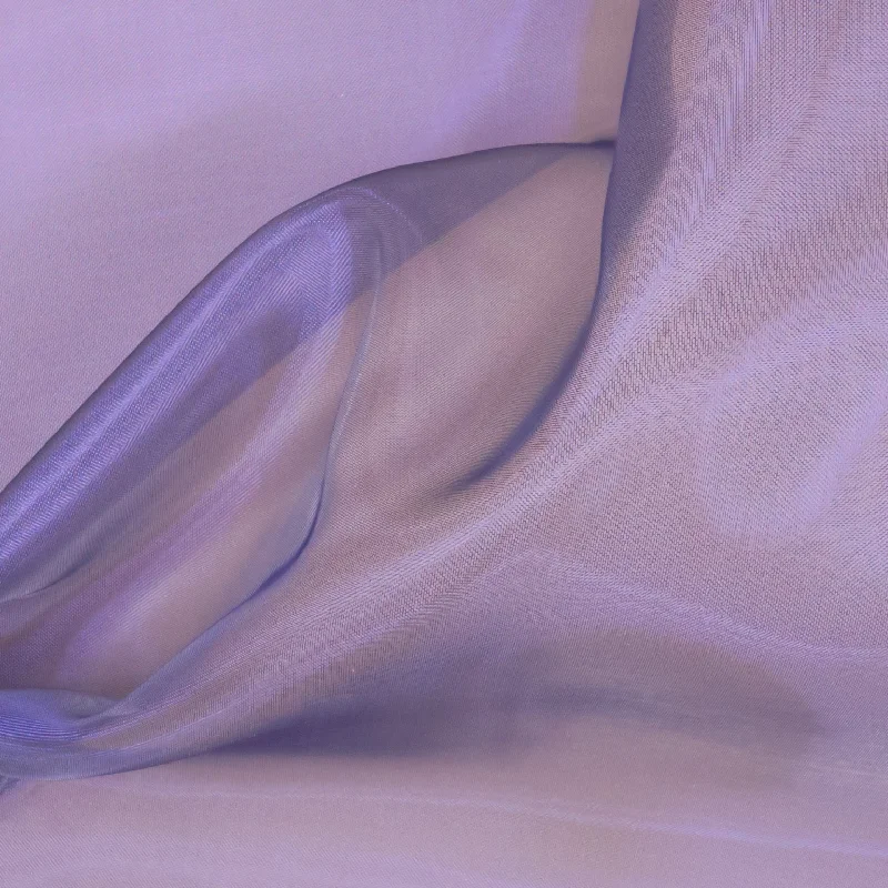 Deal Dash Purple Metallic Traditional Mesh Abstract Organza Fabric