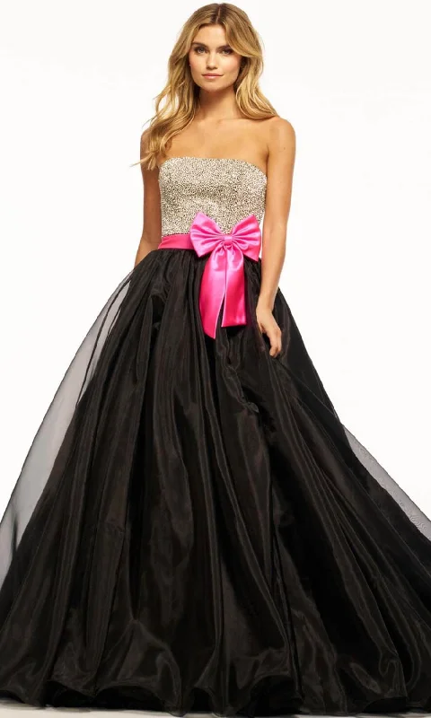 Daily Specials Sherri Hill 55956 - Strapless Bow Accent Ballgown