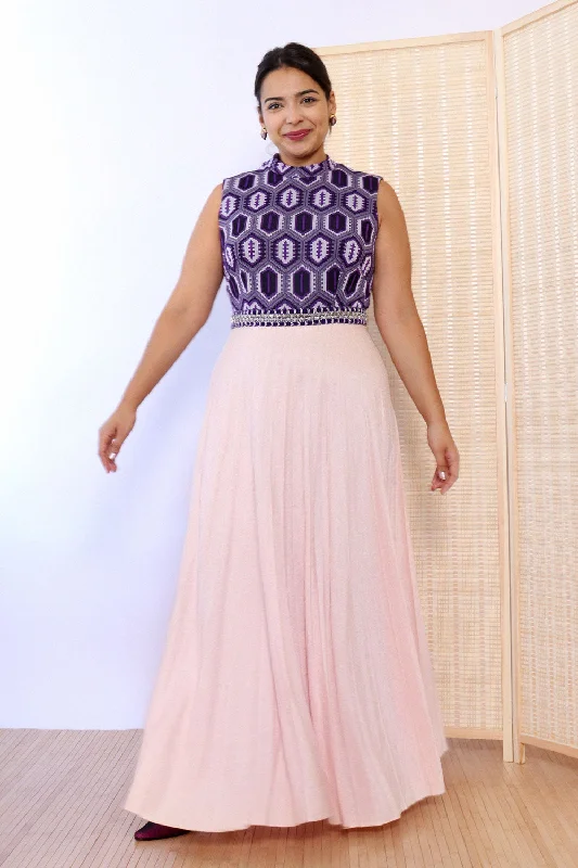 Hurry In Opulent Ikat Gown M/L