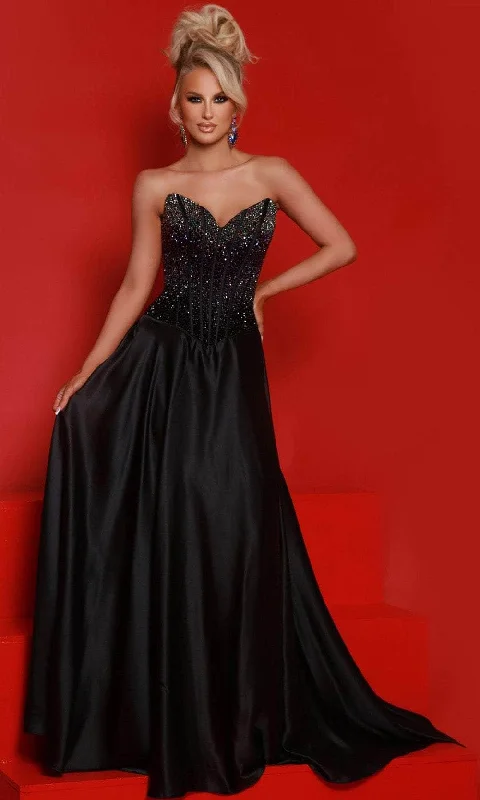 Limited Availability Johnathan Kayne 2812 - Ombre Beaded Evening Dress