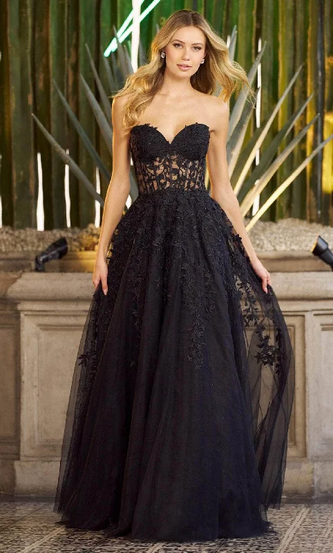 Huge Discounts Sherri Hill 55760 - Applique Sweetheart Prom Dress