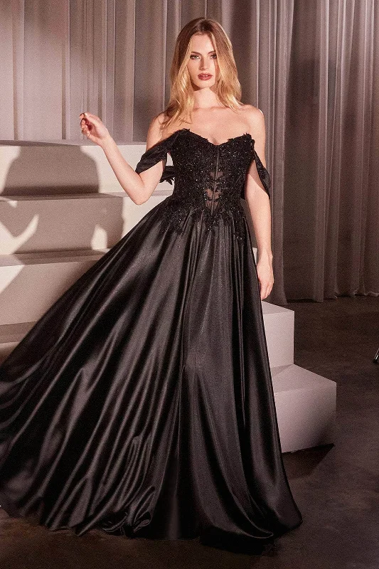 Limited Quantity Cinderella Divine CDS525 - Sweetheart Embellished Evening Gown