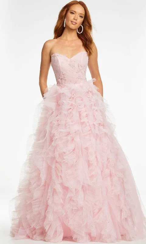 Don't Wait Ashley Lauren - 11141 Sweetheart Ruffled Ballgown