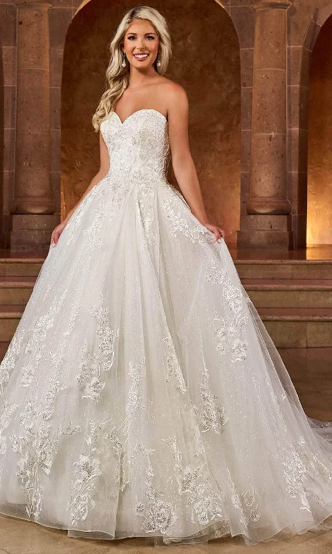 One-DAY Sale Rachel Allan RB4165 - Sweetheart Pleated Bridal Ballgown