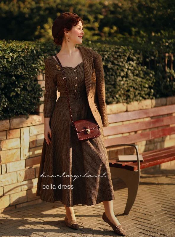 Today’s Deal Bella - Swing houndstooth dress