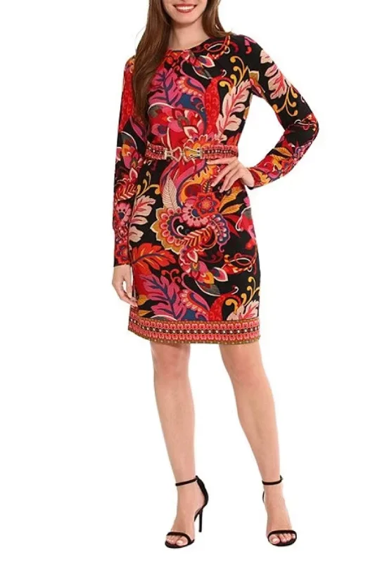 Don't Wait London Times T7019M - Jewel Sheath Casual Dress