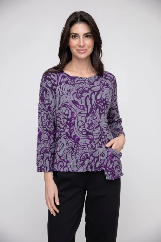 Jetset Crinkle Pullover