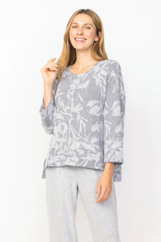 Super Soft Floral Boxy Pullover