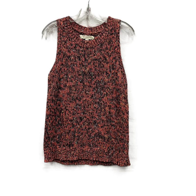 Customer Appreciation Sale Top Sleeveless By Loft In Orange, Size: L