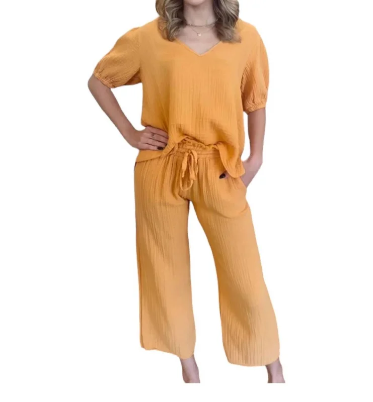 Billy Pants In Apricot