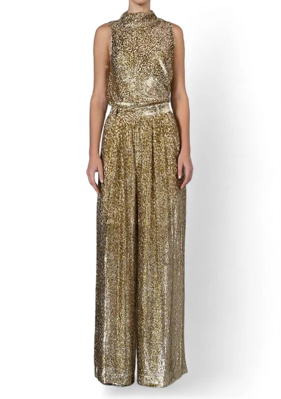 Shop and Save Claus Pant In Gold