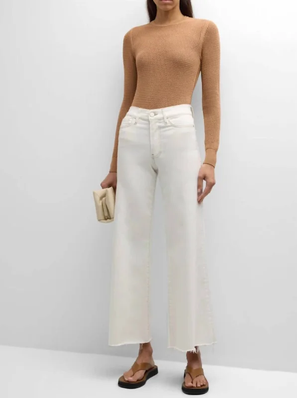 Le Palazzo Crop Jeans In Au Natural Clean