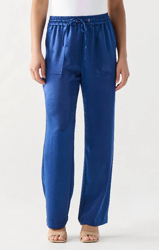 Ocean Breeze Trousers In Cobalt Blue