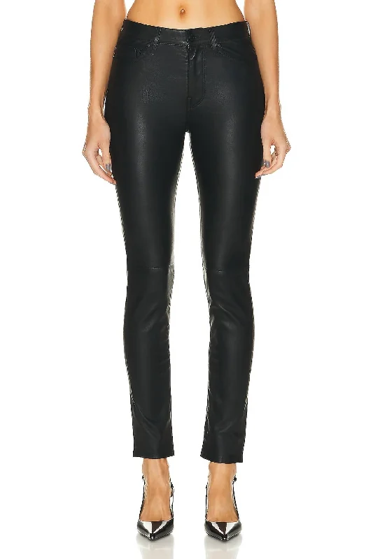 Today’s Deal Slim Leather Pant In Black