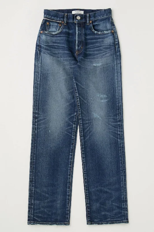 Time-Limited Offer Vintage Clarence High Waisted Straight Jean In Dark Blue