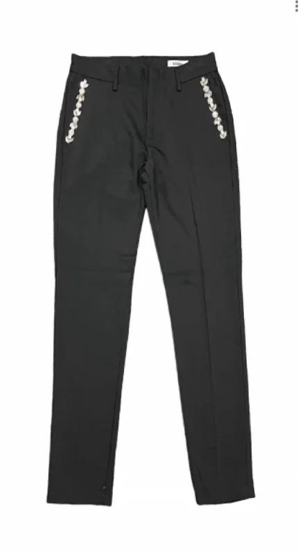 Women Lizzy Fancy Trouser In Black