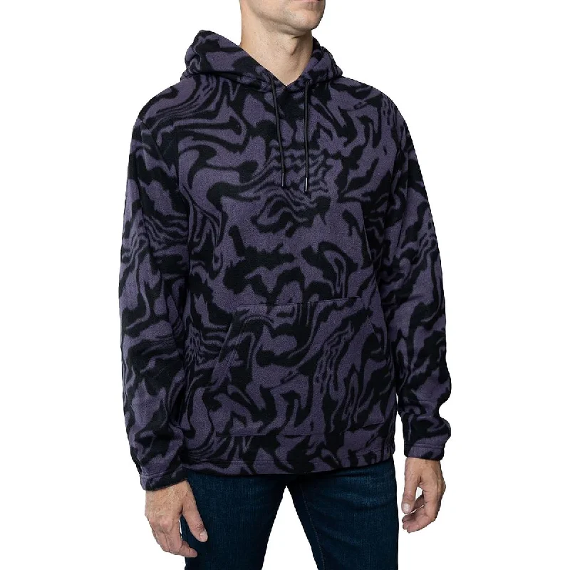 Lazer Mens Polar Fleece Pullover Hoodie