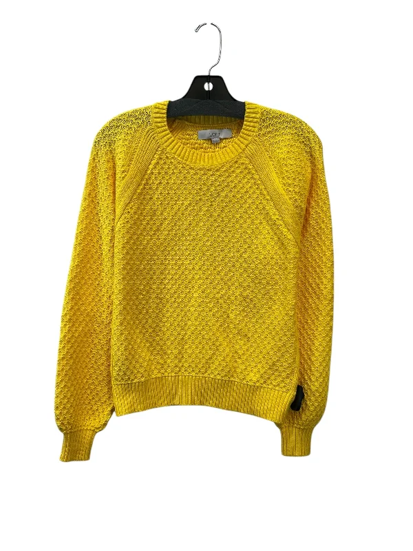 Huge Discounts Sweater By Loft In Yellow, Size: Xs