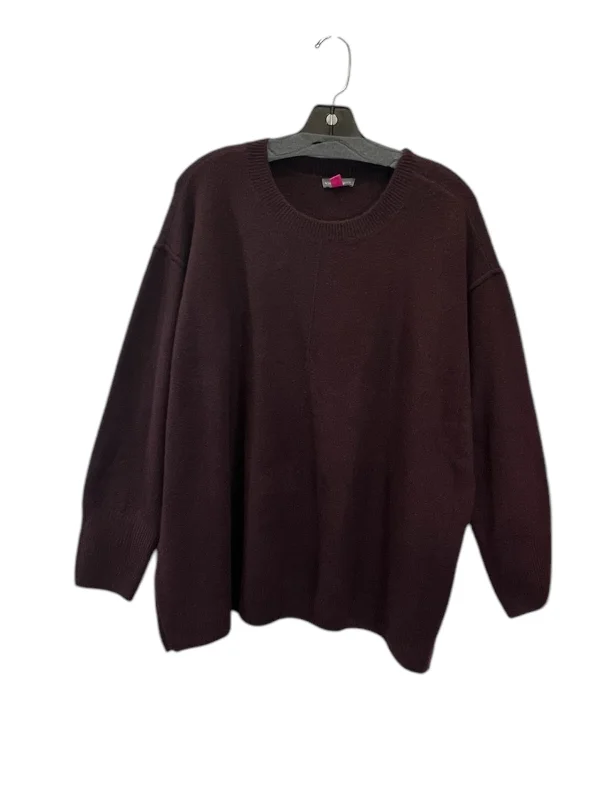 Sweater By Vince Camuto In Red, Size: 2x