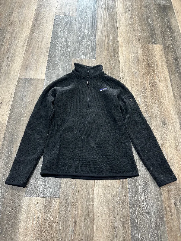 The Best Prices Black Athletic Sweatshirt Collar Patagonia, Size S