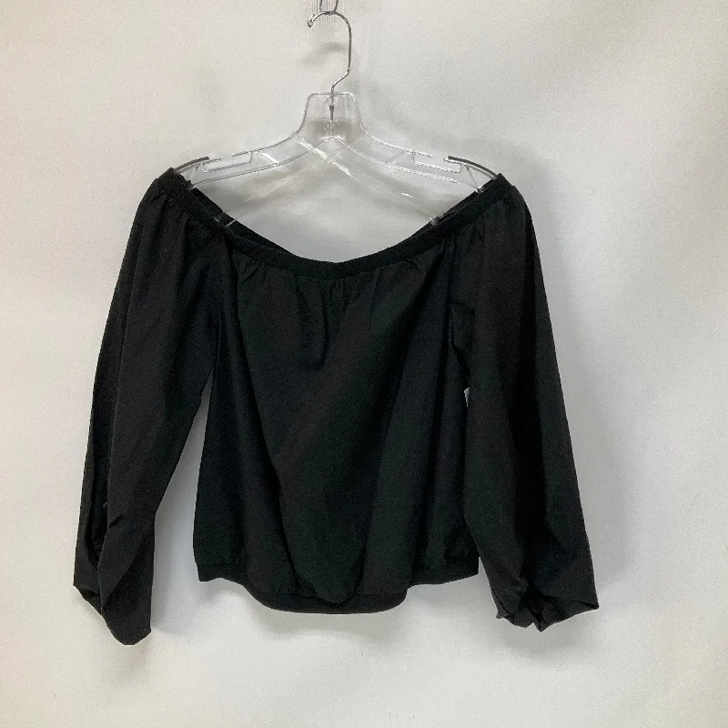 Quick Sale Black Top Long Sleeve 7 For All Mankind, Size Xs