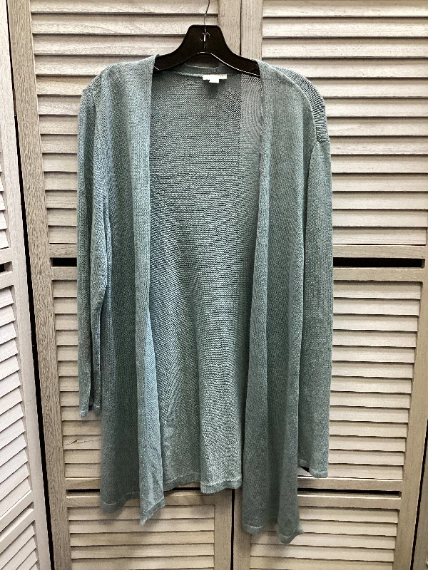 Sneak Peek Sale Cardigan By J Jill In Light Blue, Size: Xl