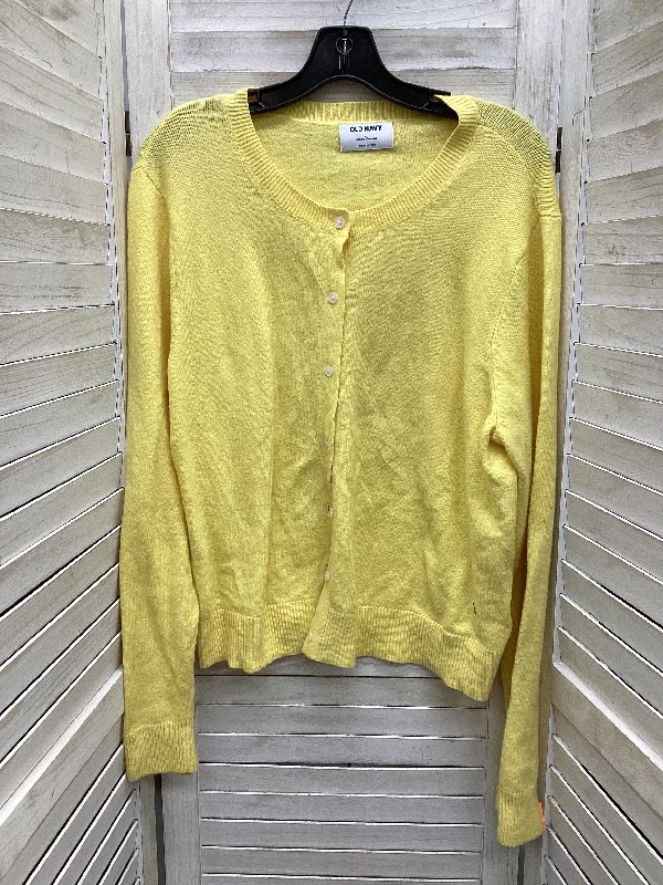 Cardigan By Old Navy In Yellow, Size: Xl