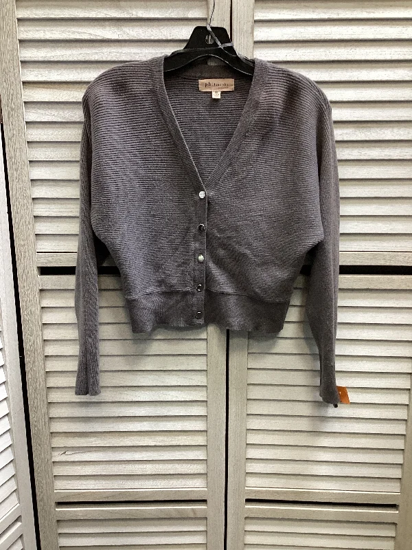 Cardigan By Philosophy In Grey, Size: Xs