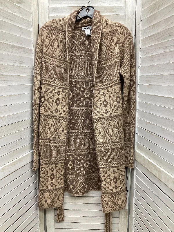 Weekend Deal Cardigan By William Rast In Tan, Size: S