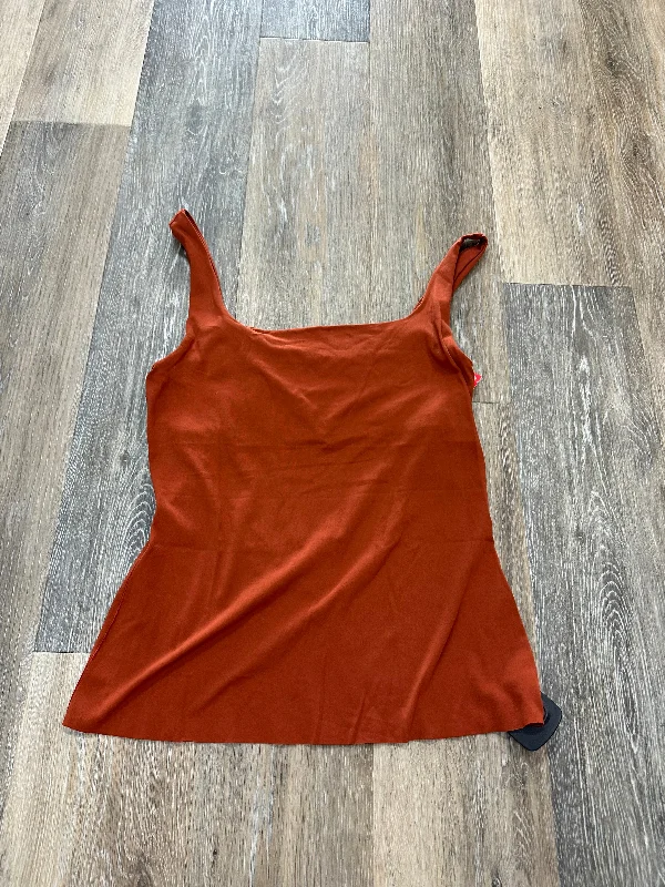 Year-End Clearance Orange Athletic Tank Top Nike Apparel, Size S
