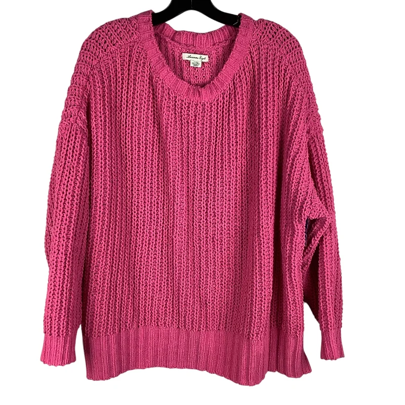 Flash Sale Sweater By American Eagle In Pink, Size: S
