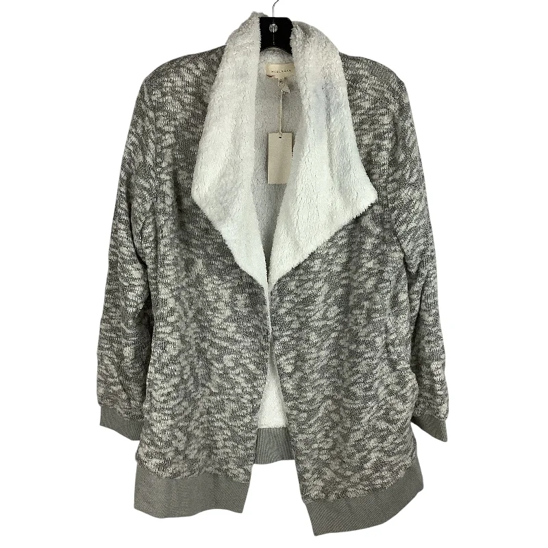 Big Savings Sweater Cardigan By Melloday In Grey, Size: L