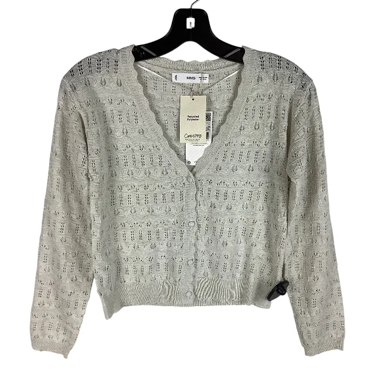 Sweater Cardigan By Mng In Cream, Size: Xxs