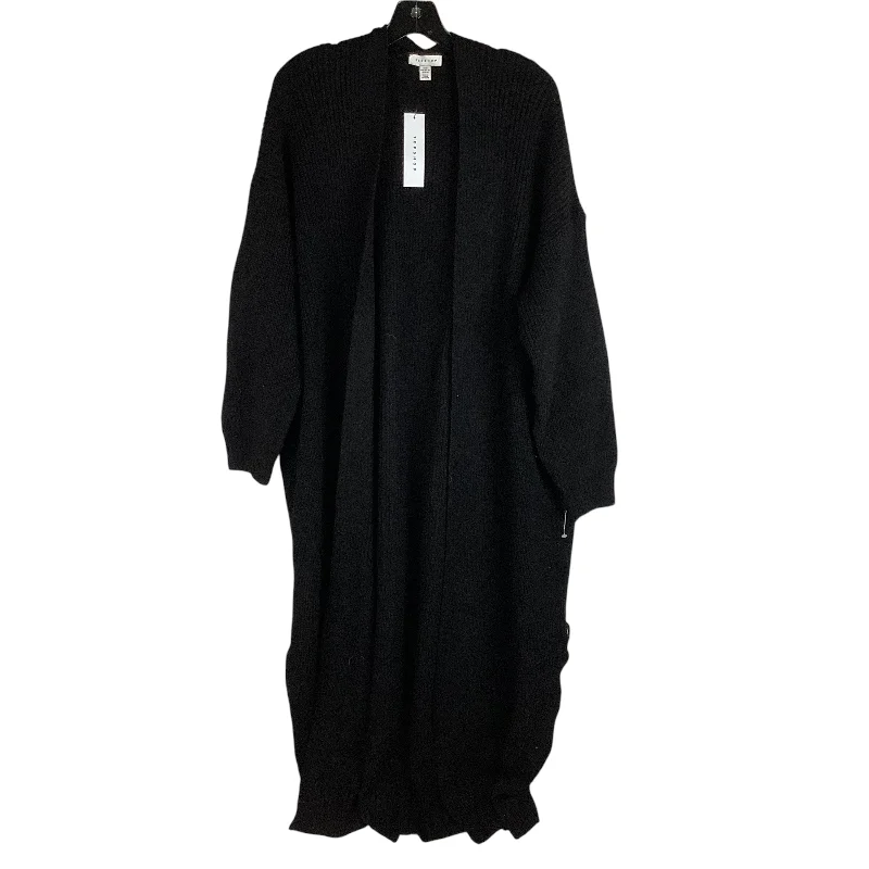 Weekend Deal Sweater Cardigan By Top Shop In Black, Size: M