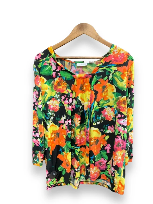 Take Advantage Top Long Sleeve By Susan Graver  Size: 1x